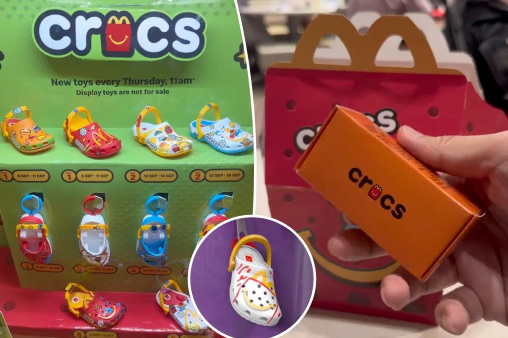 McDonald's new Crocs Happy Meal has adults more excited than kids